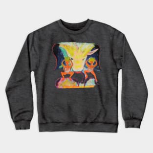 colorful art design street wear Crewneck Sweatshirt